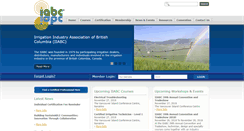 Desktop Screenshot of irrigationbc.com